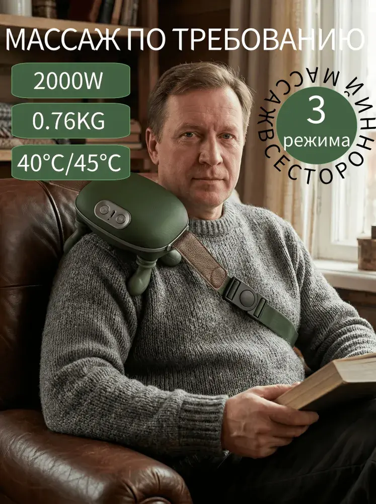 Электрический массажер для шеи и плеч
